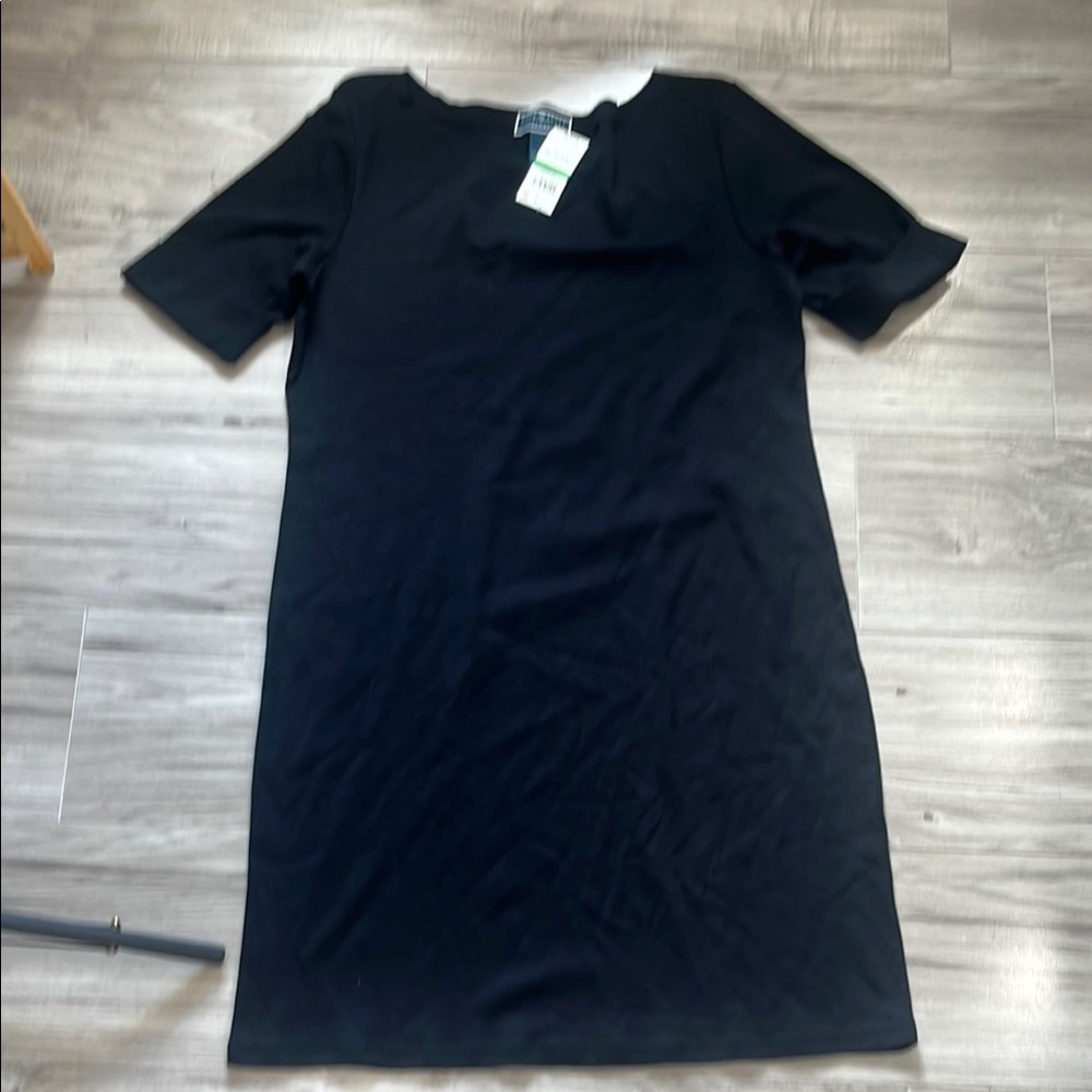 Karen Scott Black Sheath Dress for Work